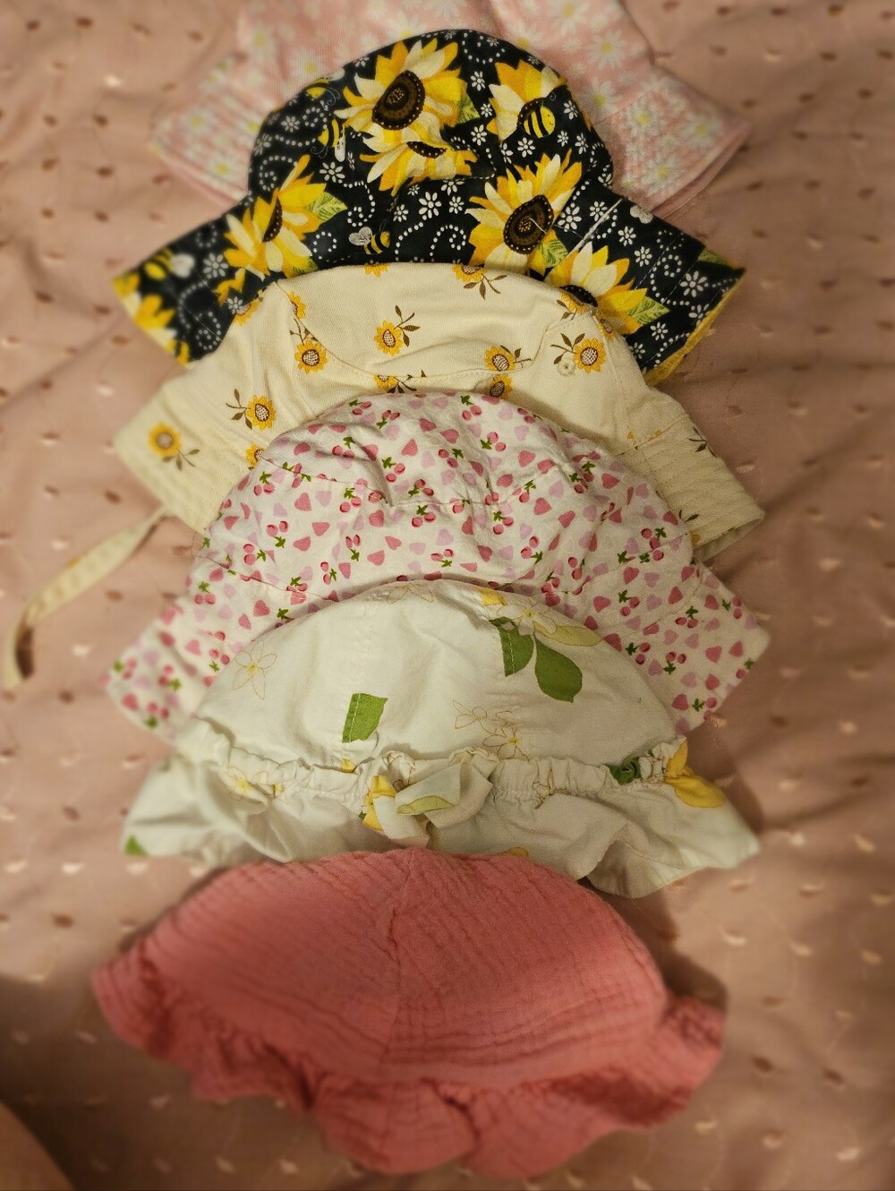 6-Piece Baby Hat Lot (Gymboree, Old Navy, George, Handmade) – 6–18 Months